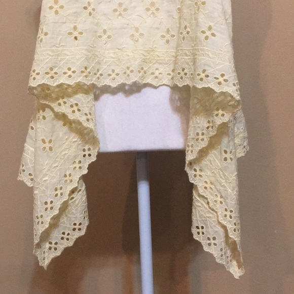 FREE PEOPLE🌼NEW ROMANTICS YELLOW TOP - Picture 5 of 8